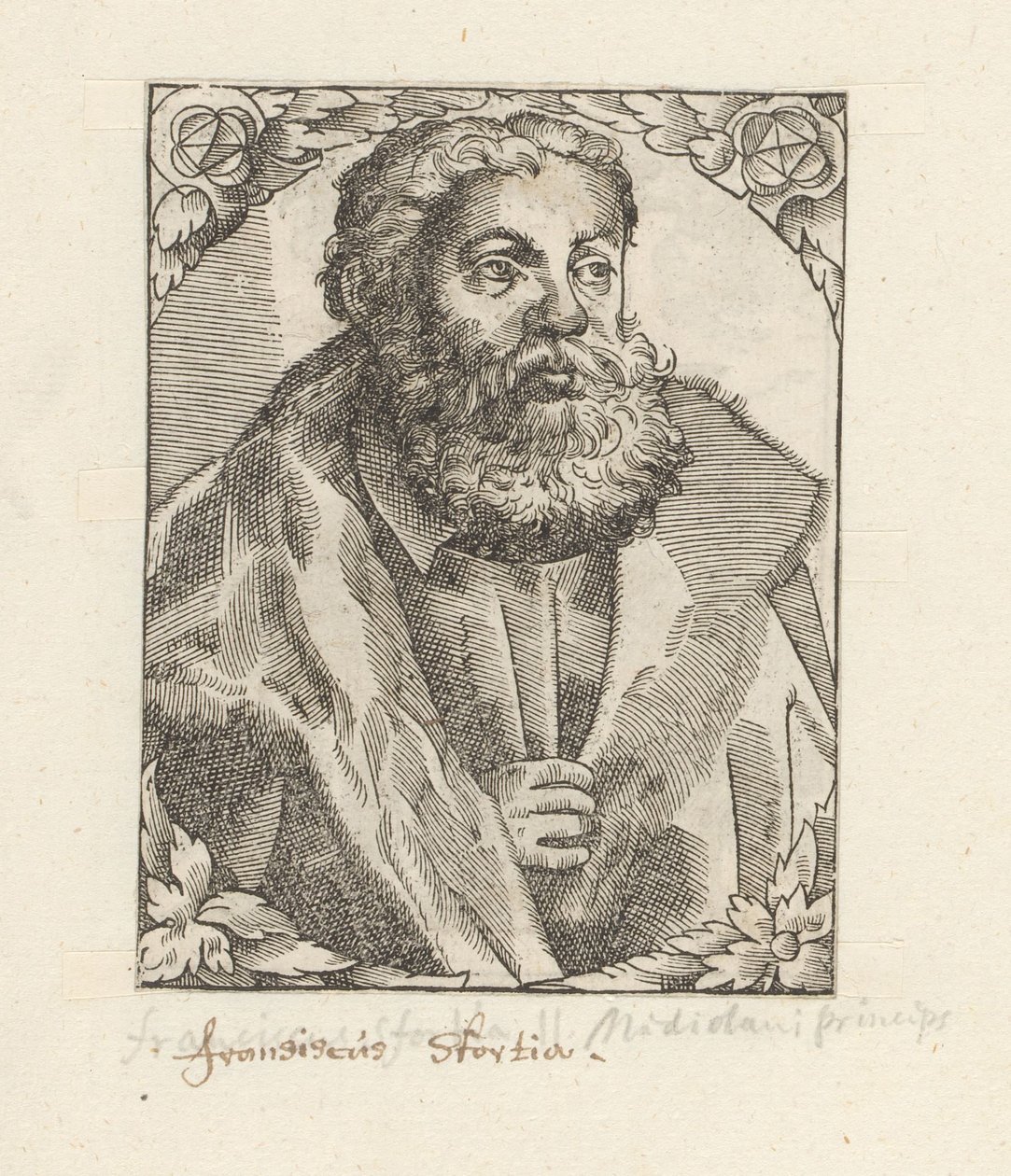 Portrett av Francesco II Sforza av Anonymous