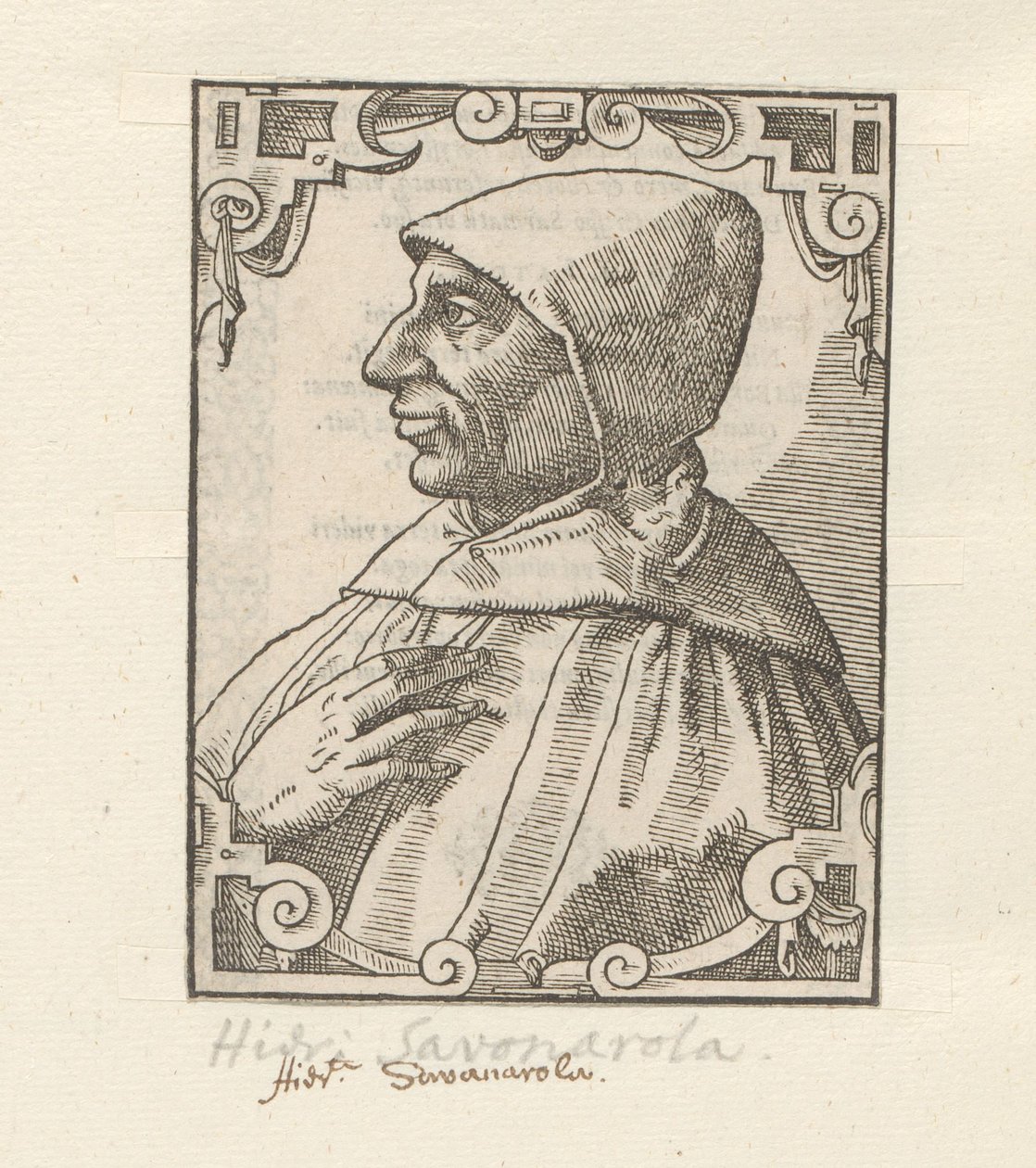 Portrett av Girolamo Savonarola av Anonymous
