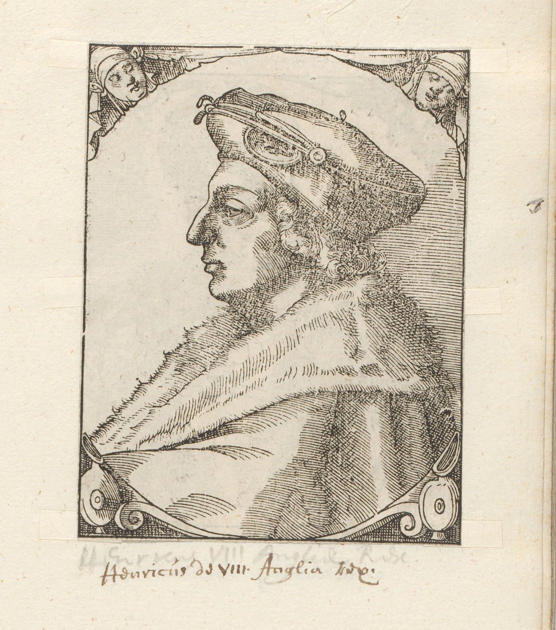Portrett av Henry VIII, konge av England og Irland av Anonymous