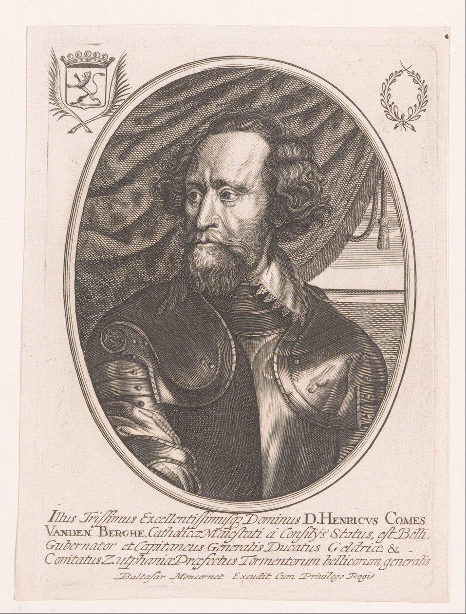 Portrett av Hendrik van den Bergh av Anonymous