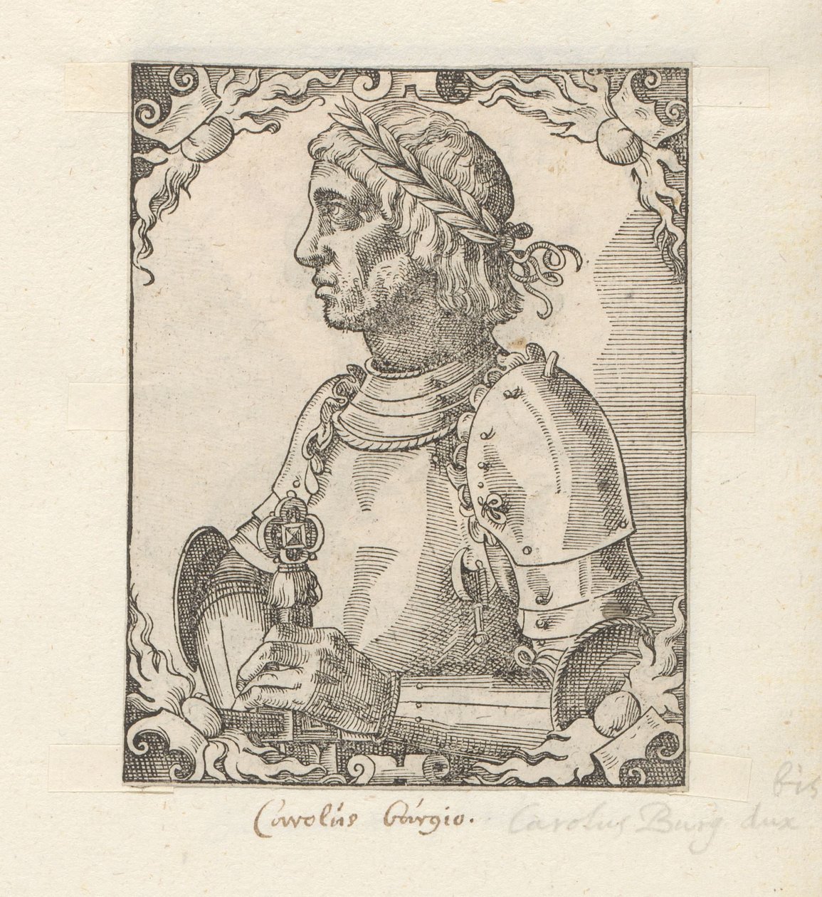 Portrett av Karl den dristige av Anonymous