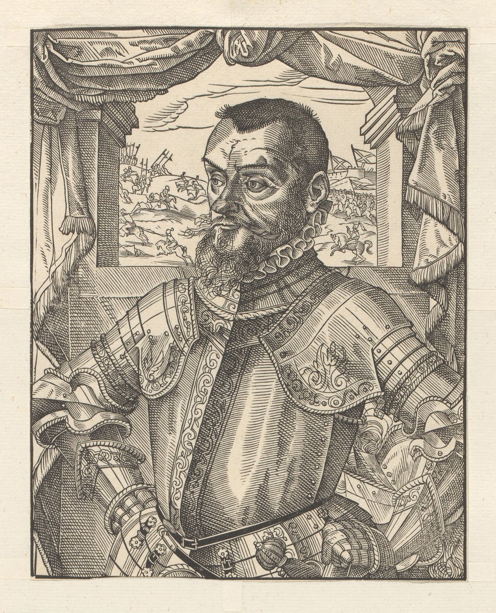 Portrett av Lasarus av Schwendi av Anonymous