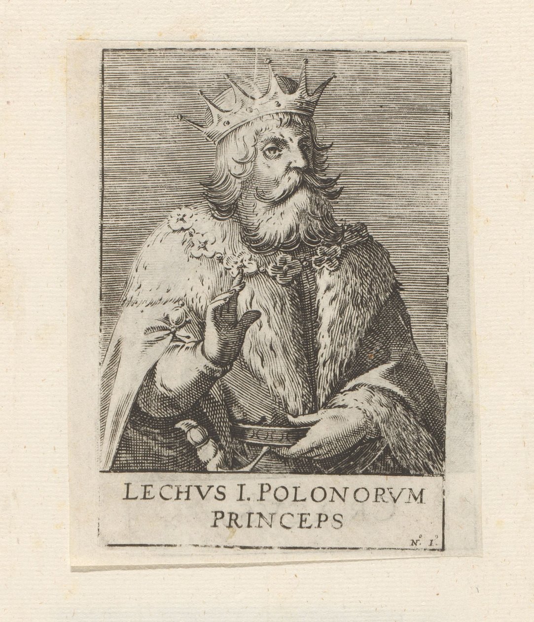 Portrett av van Lech I av Anonymous