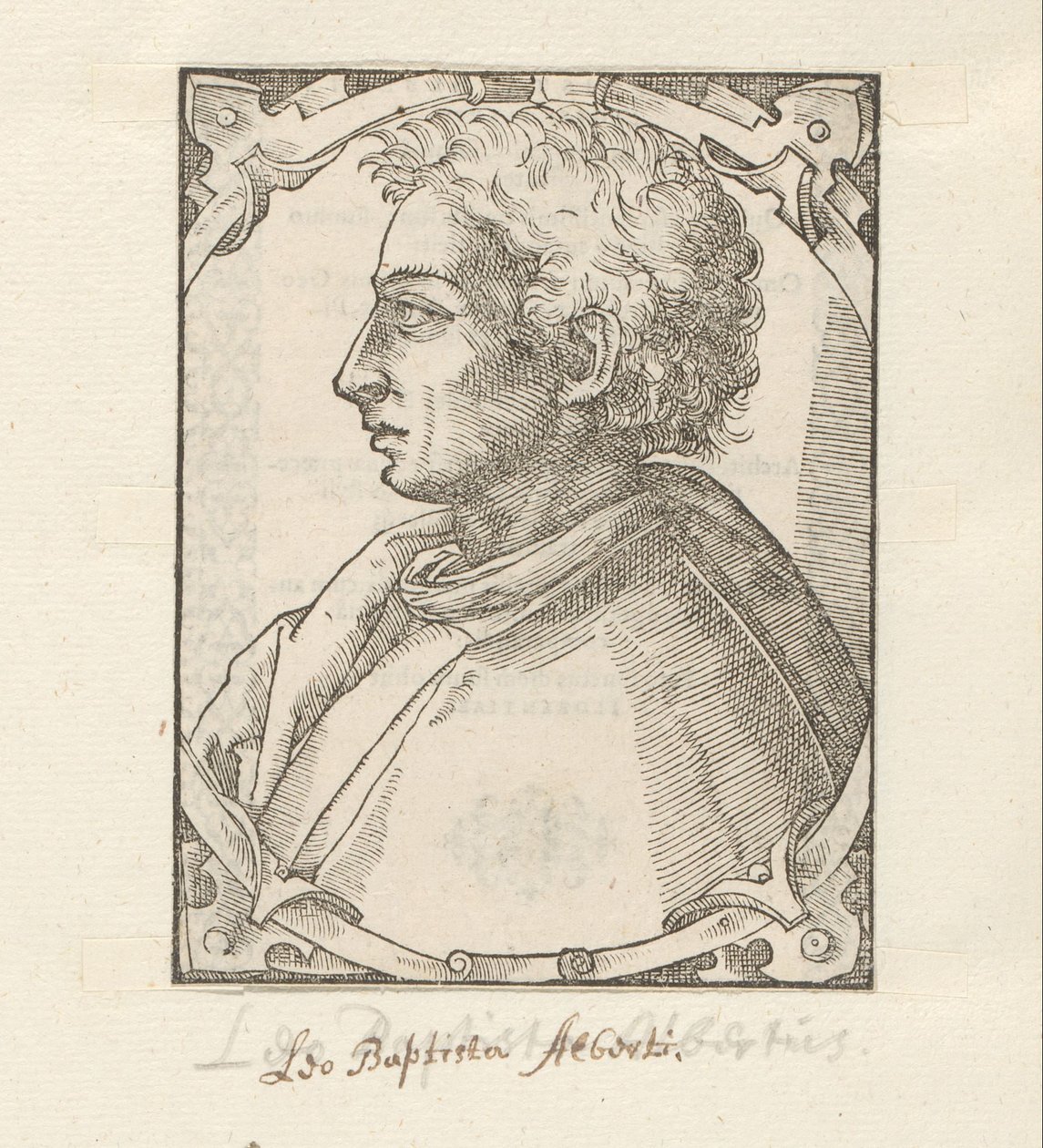 Portrett av Leon Battista Alberti av Anonymous