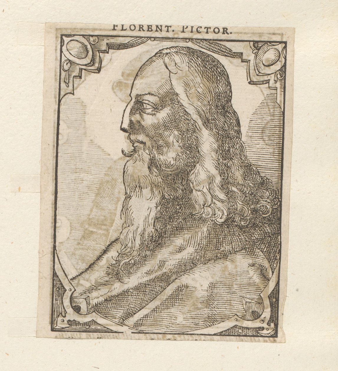 Portrett av Leonardo da Vinci av Anonymous