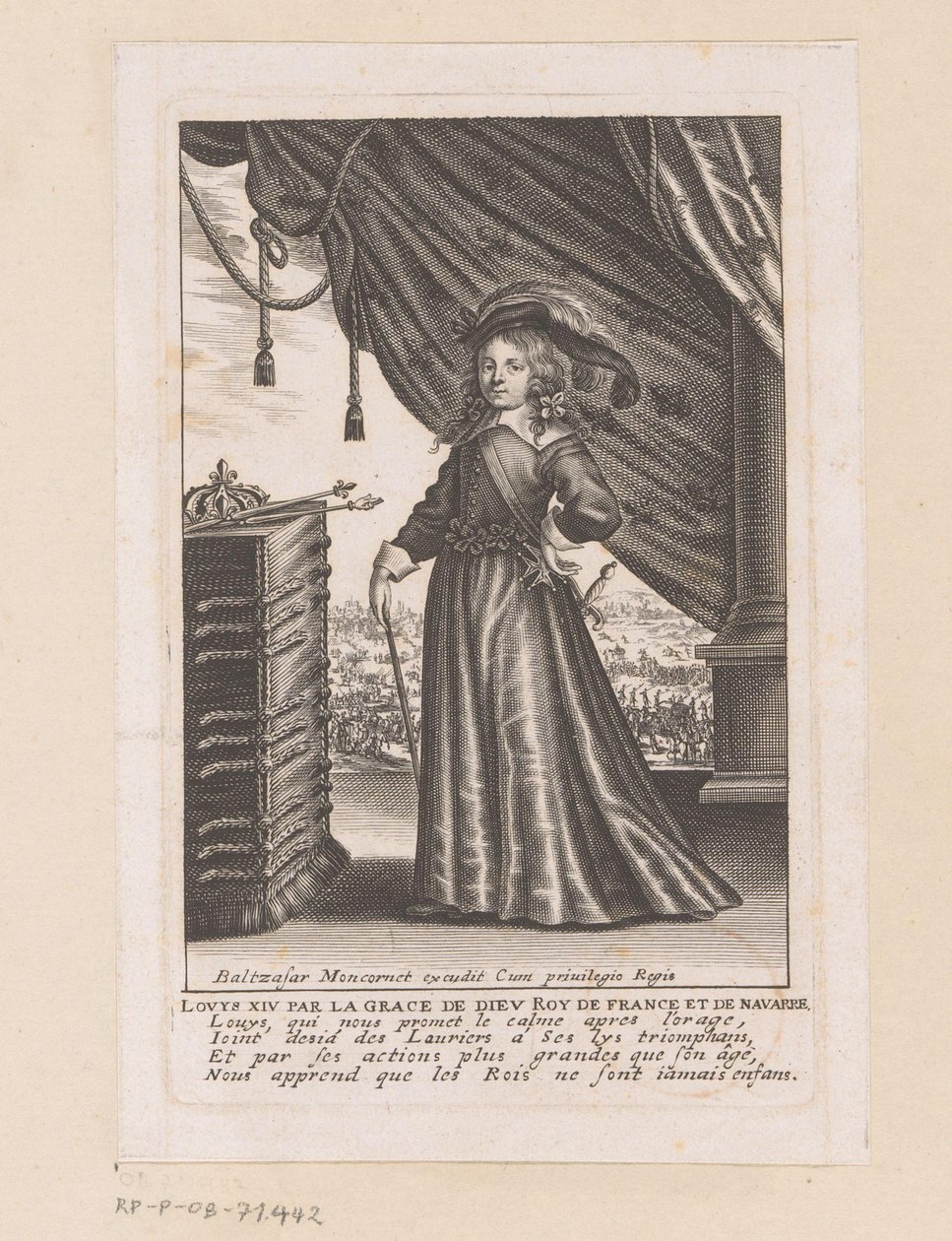 Portrett av Ludvig XIV som barn av Anonymous