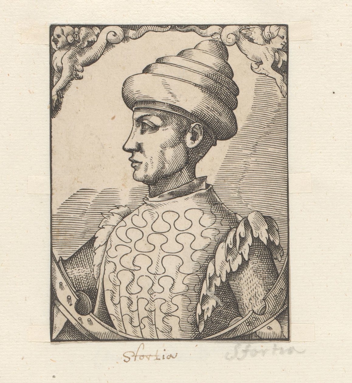 Portrett av Muzio Attendola Sforza av Anonymous