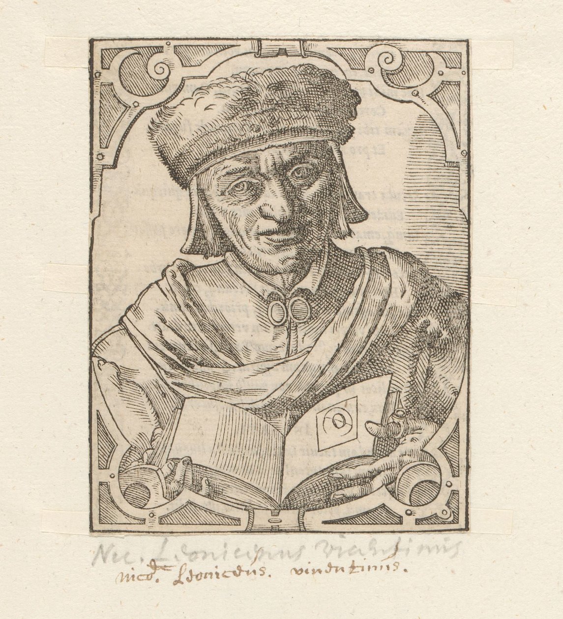 Portrett av Niccolò Leoniceno av Anonymous