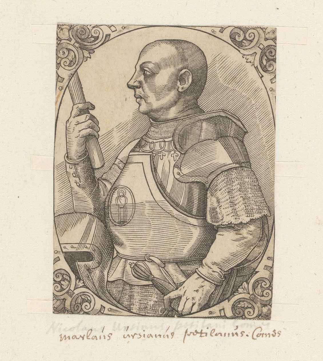 Portrett van Niccolò av Pitigliano av Anonymous