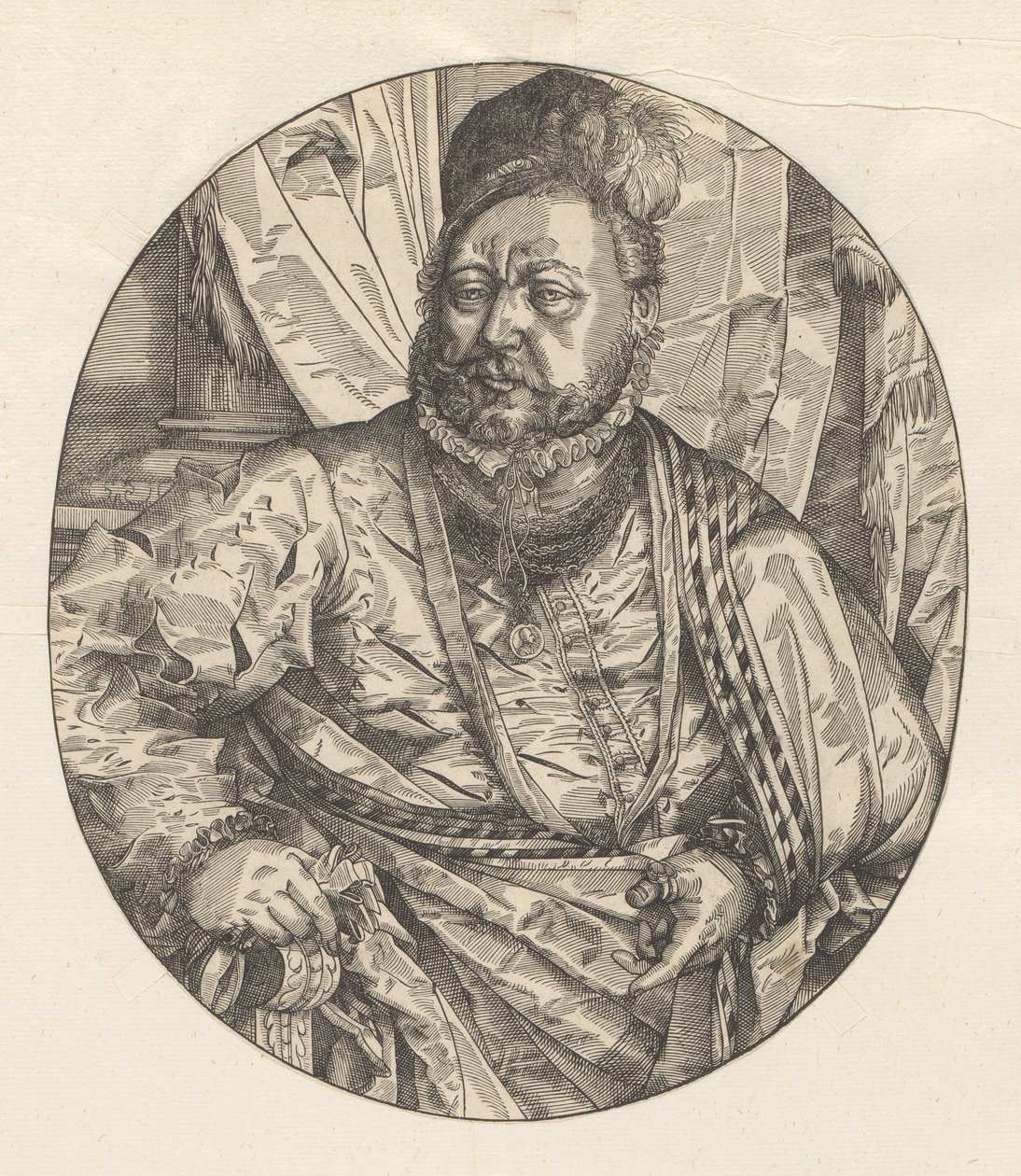 Portrett av Otto Heinrich Schwarzenberg av Anonymous