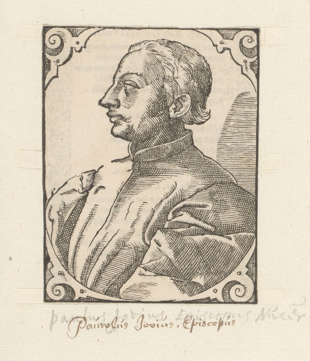 Portrett av Paolo Giovio av Anonymous