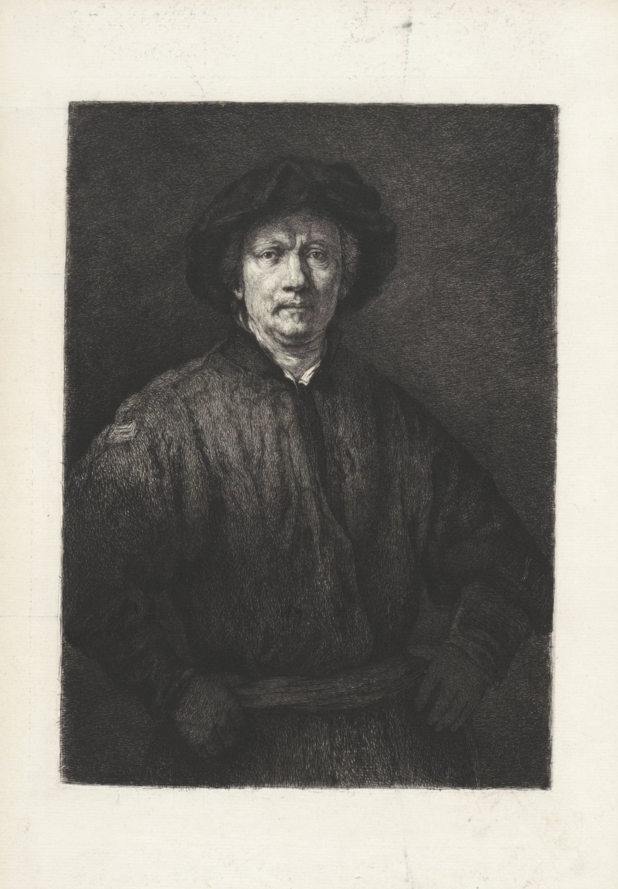 Portrett av Rembrandt Harmensz. fra Rhinen av Anonymous