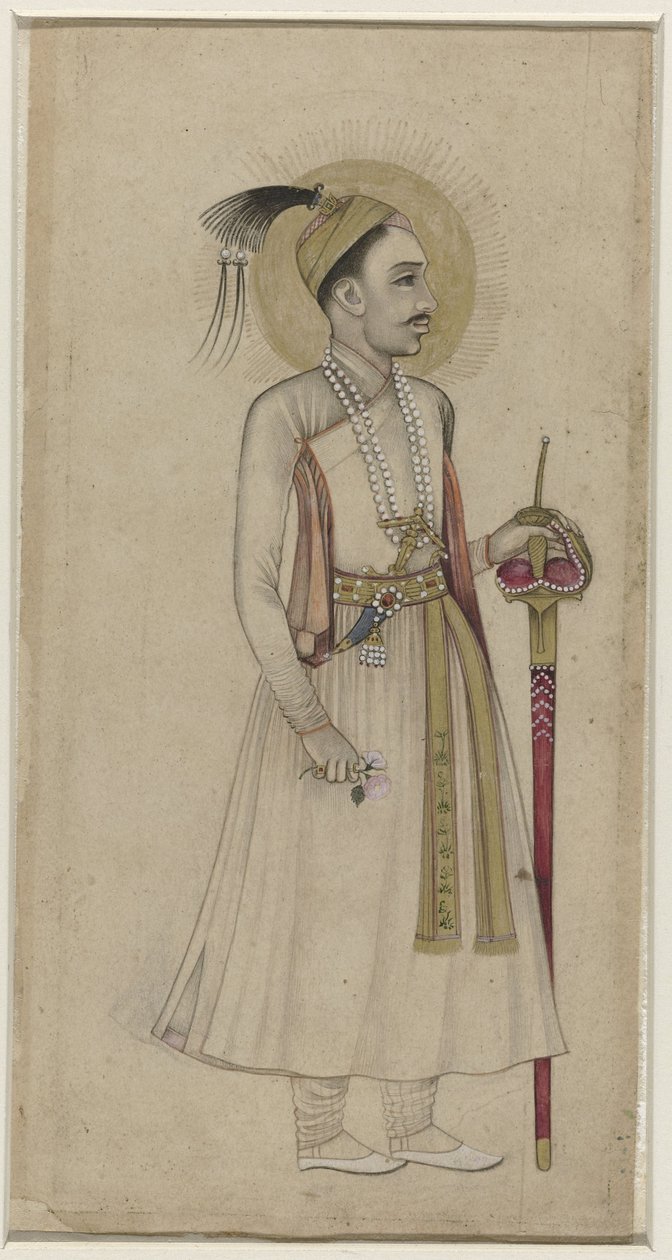 Portrett av Sultan Muhammad-Quli Qutb-Shah av Golconda av Anonymous