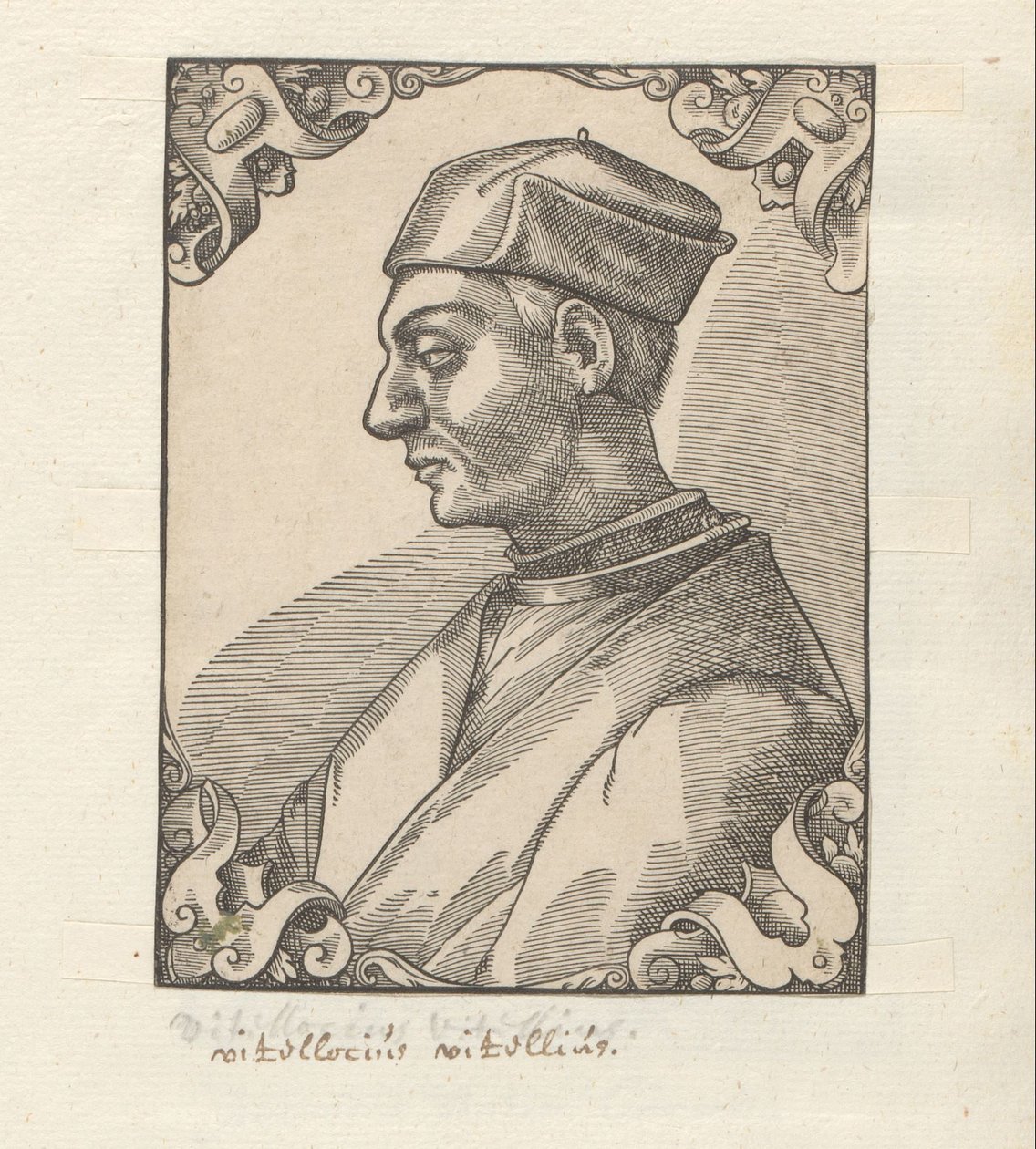 Portrett av Vitellocius Vitellius av Anonymous