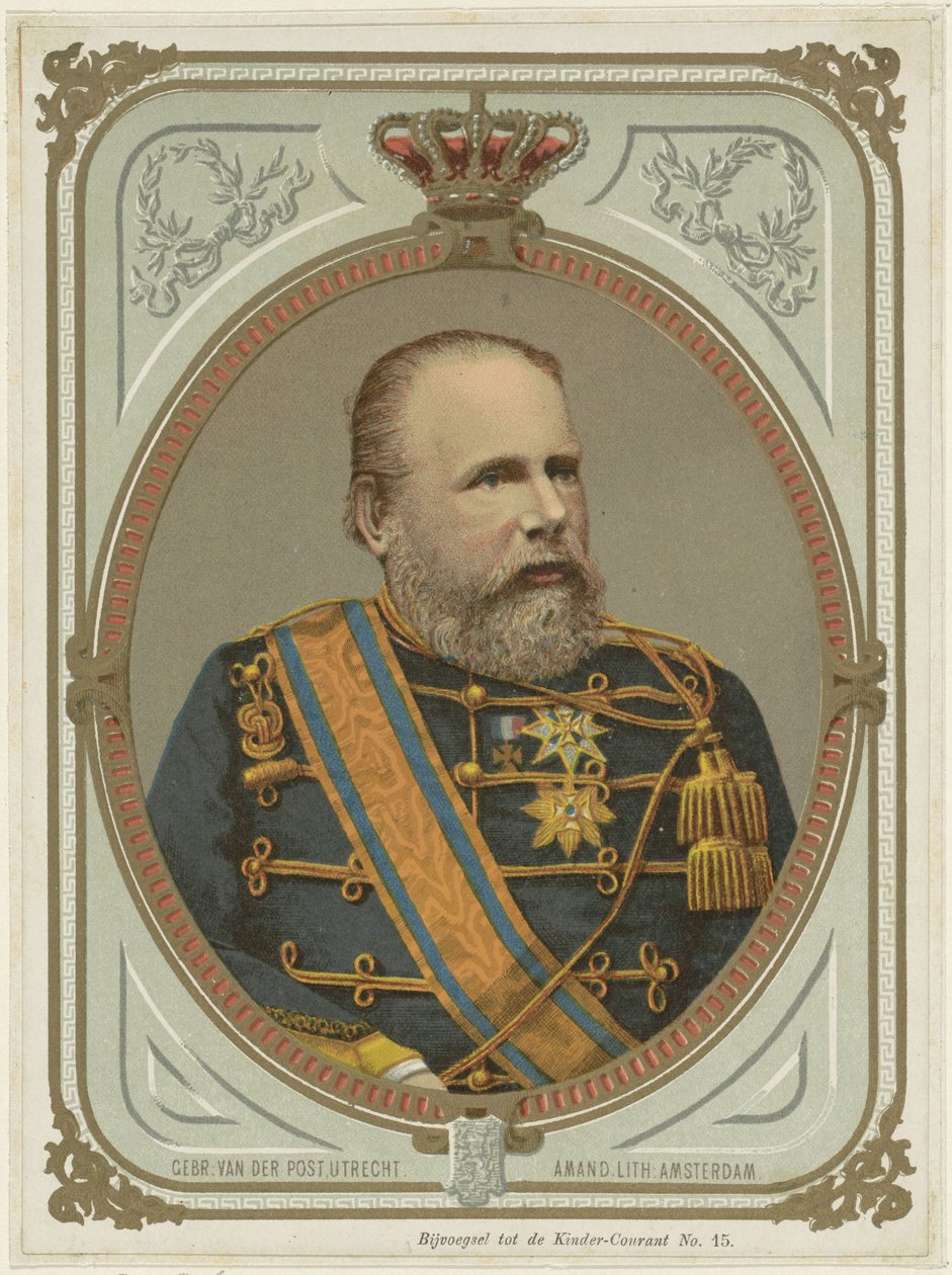Portrett av William III, konge av Nederland av Anonymous