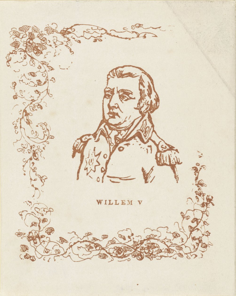 Portrett av William V, Prince of Orange-Nassau av Anonymous