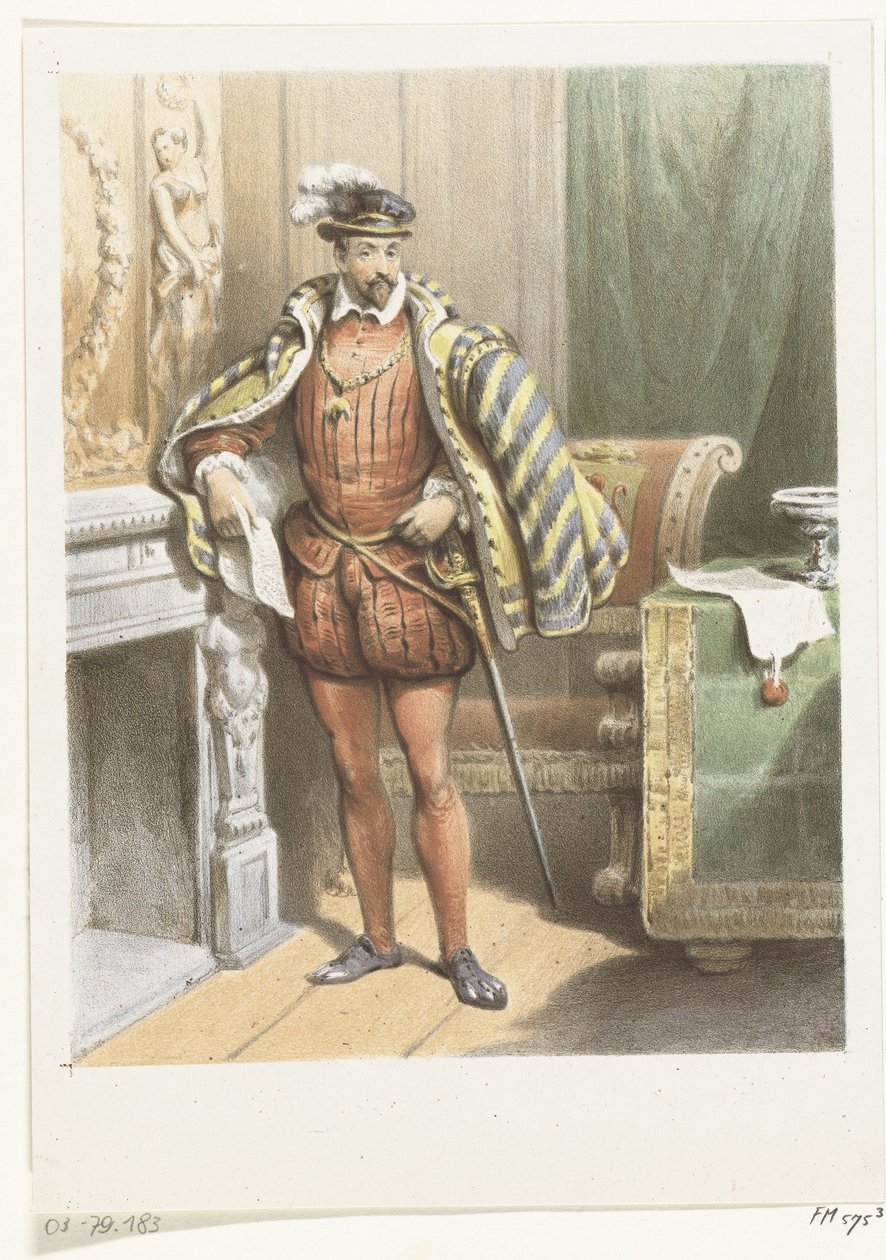 Portrett av en stående adelsmann, ca. 1572 av Anonymous
