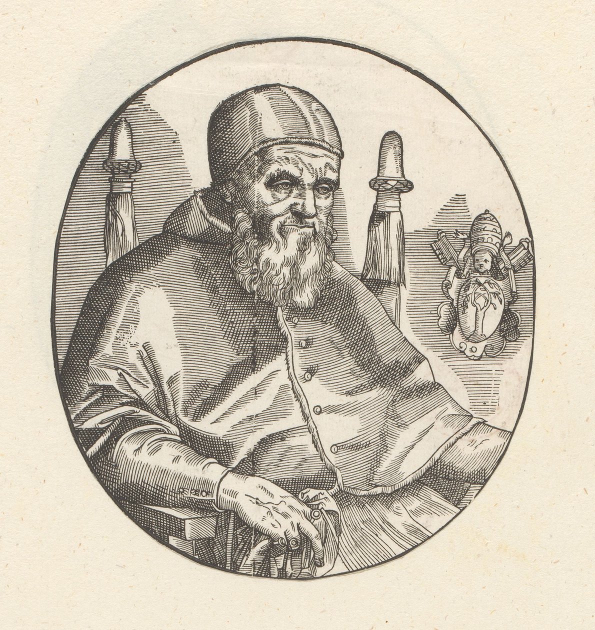 Portrett av pave Julius II av Anonymous