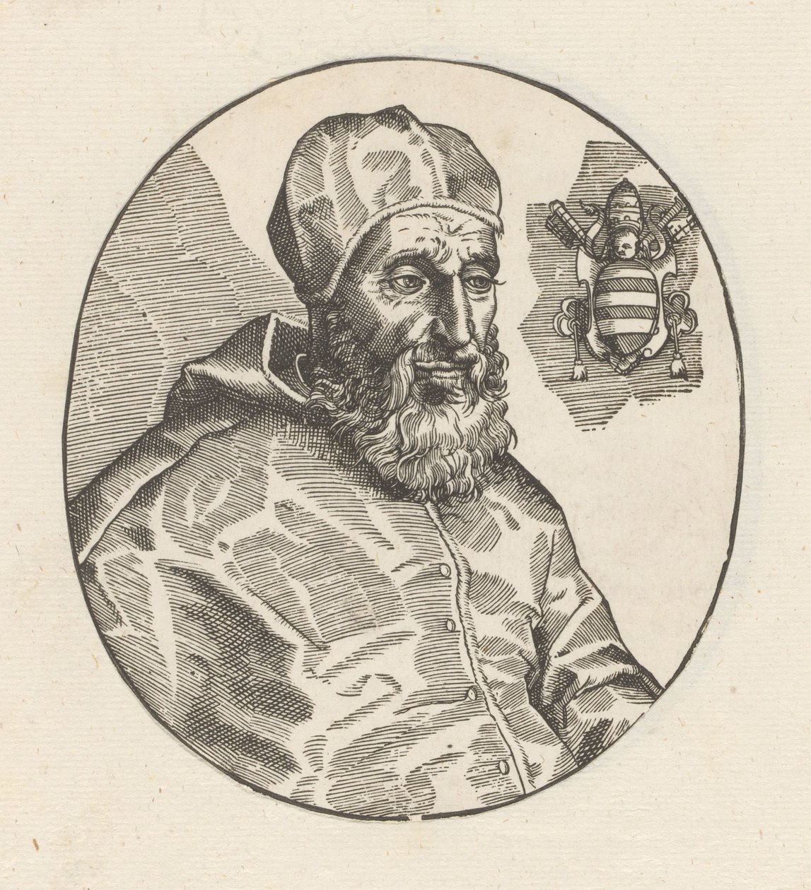 Portret van paus Paulus IV av Anonymous
