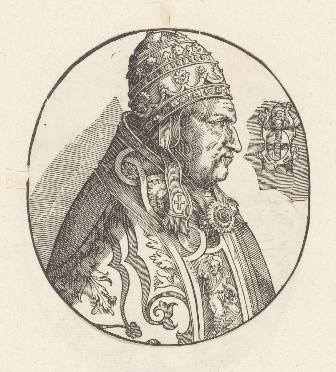 Portrett van paus Pius II av Anonymous
