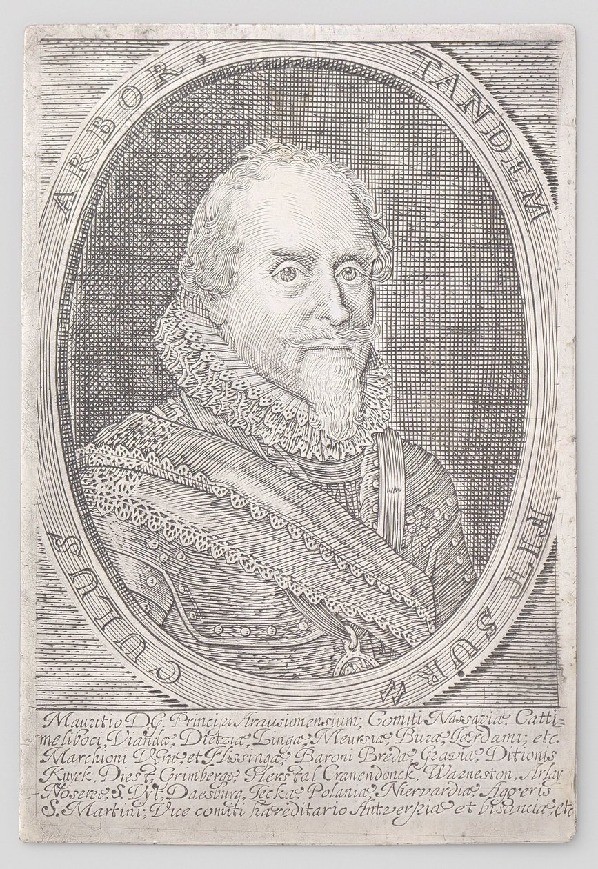 Portrett av prins Maurice av Nassau av Anonymous