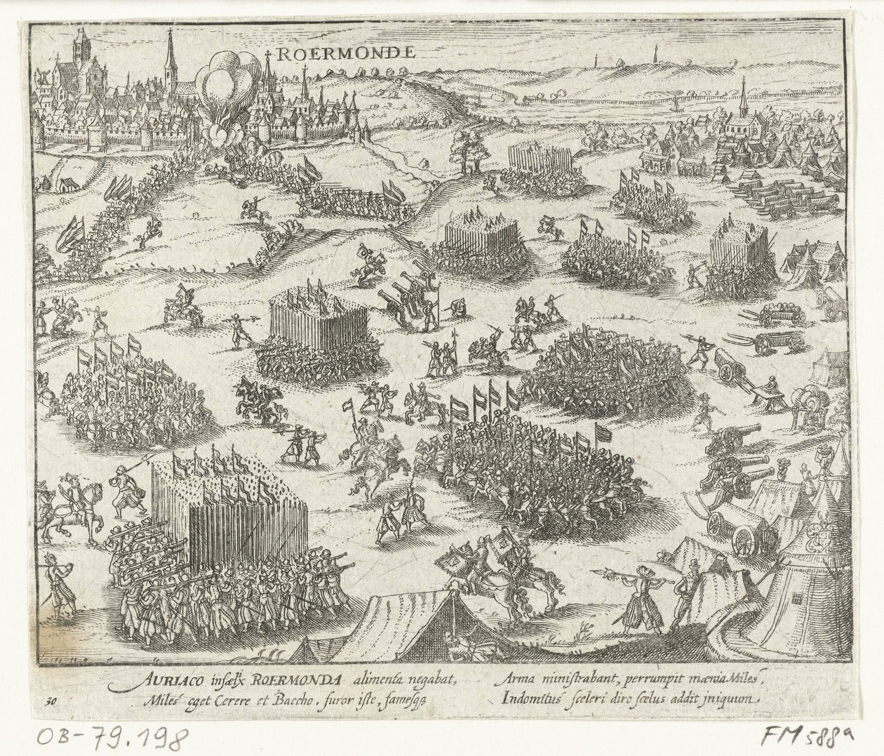 Roermond tatt av William av Orange, 1572 av Anonymous