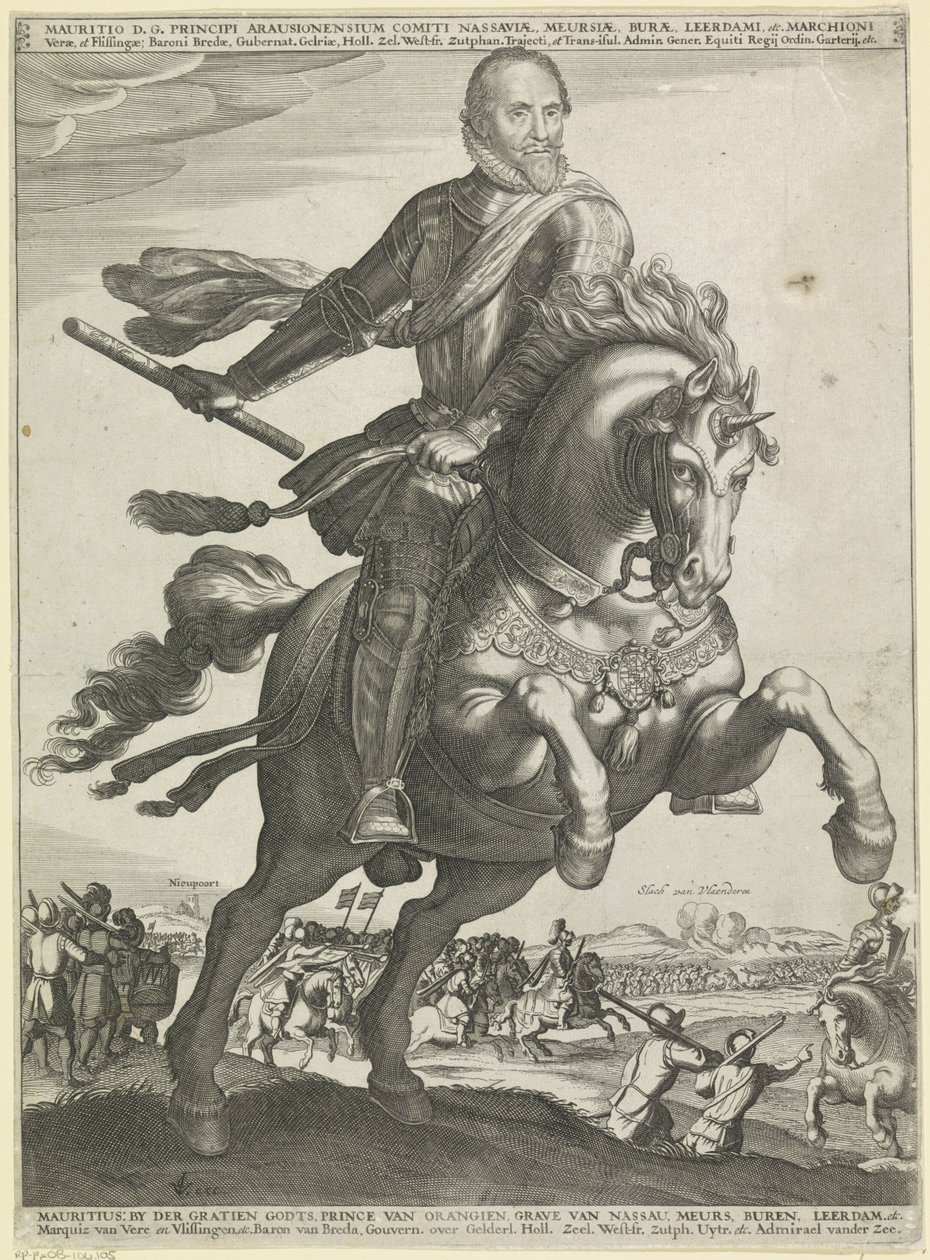 Ridesportrett av Maurits, Prince of Orange av Anonymous
