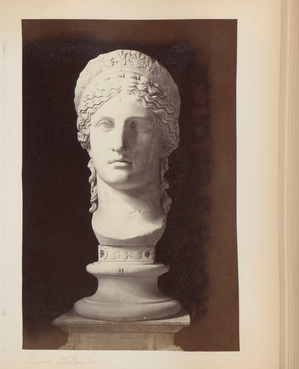 Skulptur Juno Ludovisi i Palazzo Altemps i Roma, Italia Juno Ludovisi (tittel på objekt) av Anonymous
