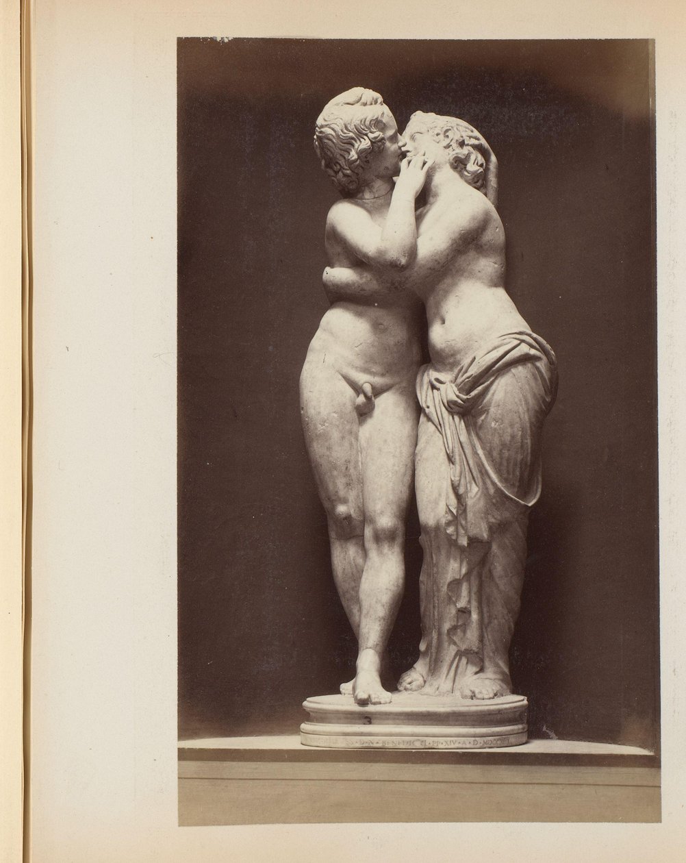 Skulptur av Amor og Psyche i Capitoline-museene i Roma, Italia av Anonymous