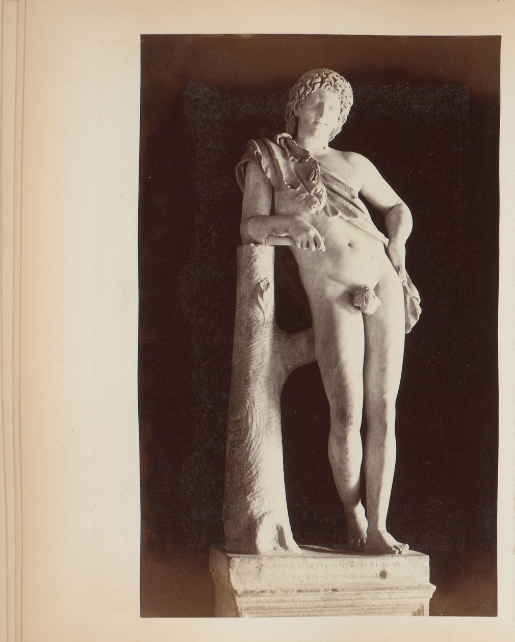 Skulptur av den hvilende satyren i Capitoline-museene i Roma, Italia av Anonymous