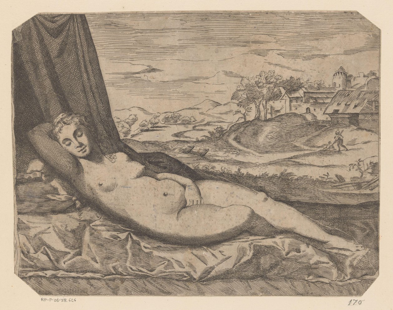Sovende Venus av Anonymous