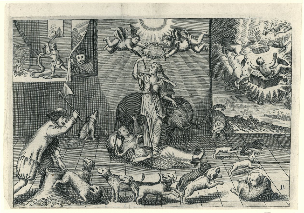 Tegneserie av engelskmennene, 1673 av Anonymous