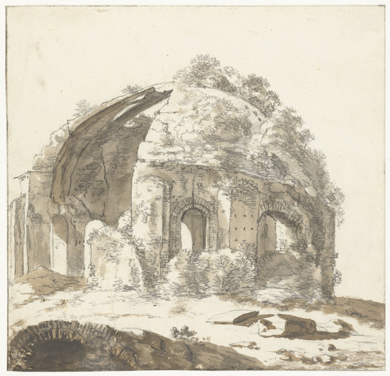 Tempel van Minerva Medica te Roma av Anonymous