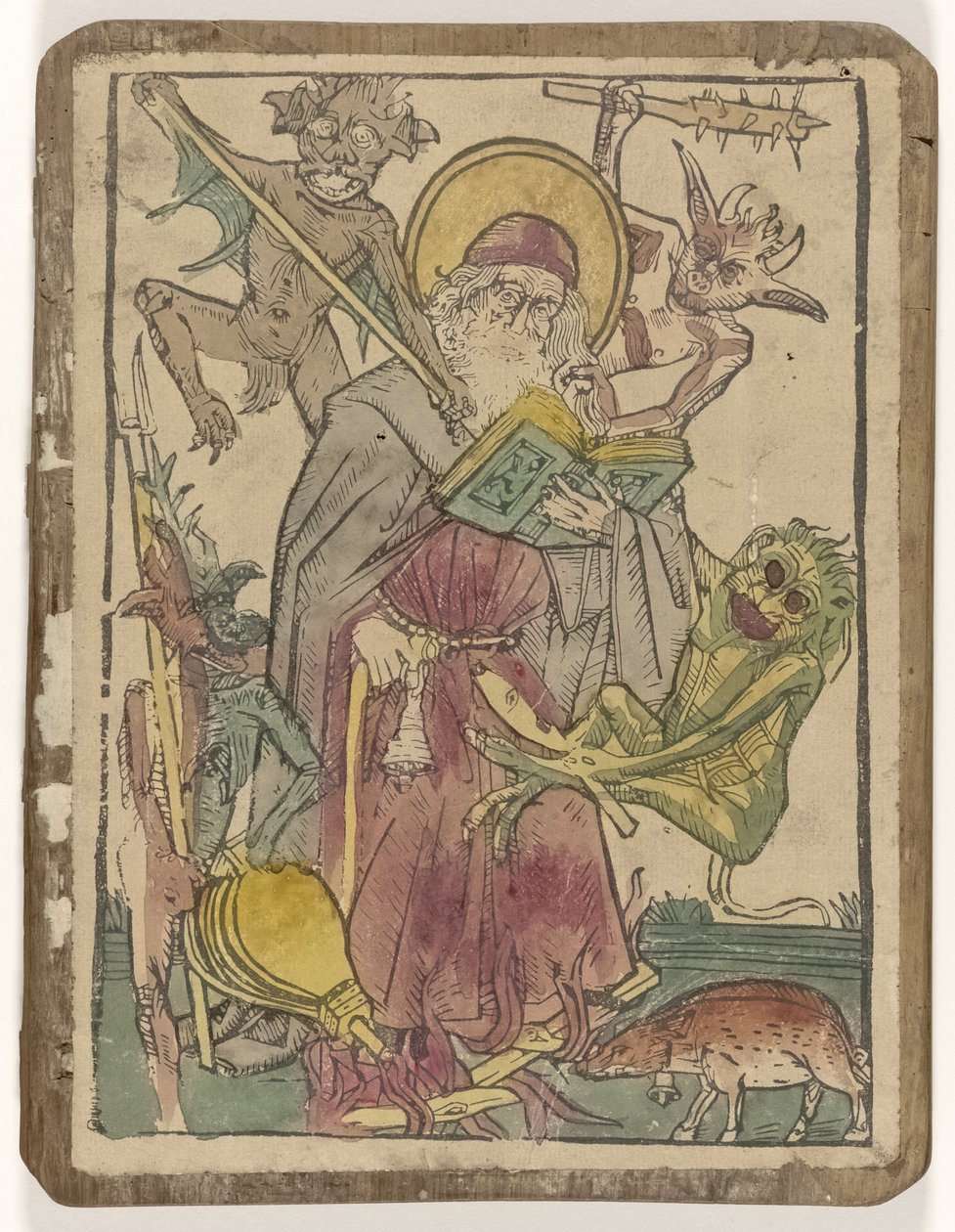 Fristelsen til St Anthony Fristelsen til Saint Anthony av Anonymous