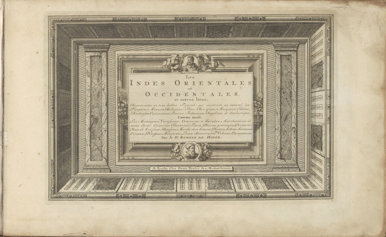 Titelprent voor: Øst- og Vestindia og andre steder Øst- og Vestindia og andre steder; representert i veldig vakre figurer, som naturlig viser folkeslag, skikker, religioner, festivaler, ofre, moskeer, idoler, ri av Anonymous