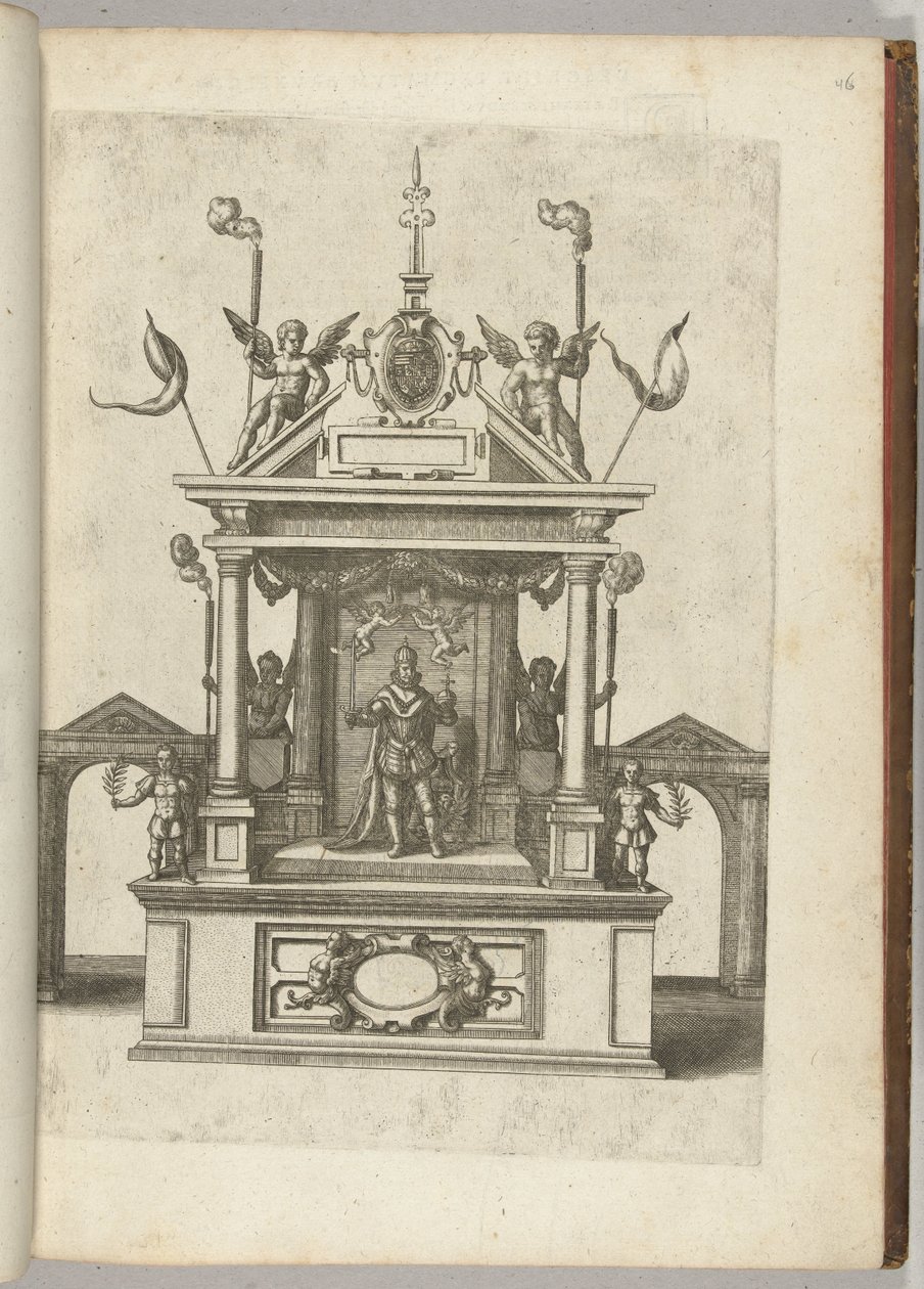 Scene med keiser Rudolf II, 1594 av Anonymous