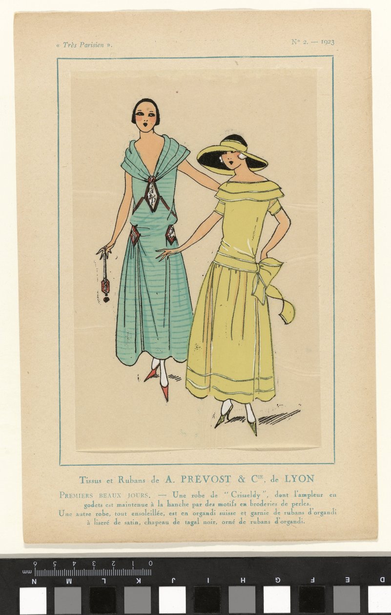 Very Parisian, 1923, nr. 2: Fabrics and Ribbons av A. PRÉVOST & Cie. fra Lyon... av Anonymous