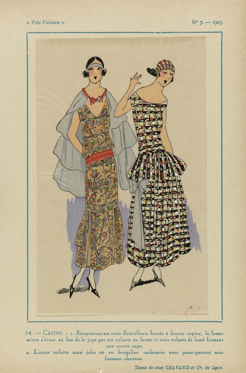 Veldig parisisk, 1923, nr. 7: 14.- CASINO. / 1. Overdådig er denne glitrende... av Anonymous