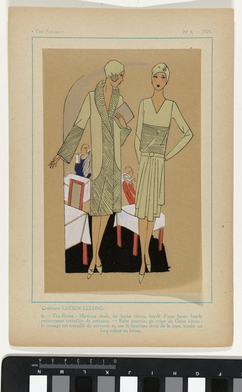 Very Parisian, 1928, nr. 8: Creations LUCIEN LELONG / 6. - TE-ROM... av Anonymous