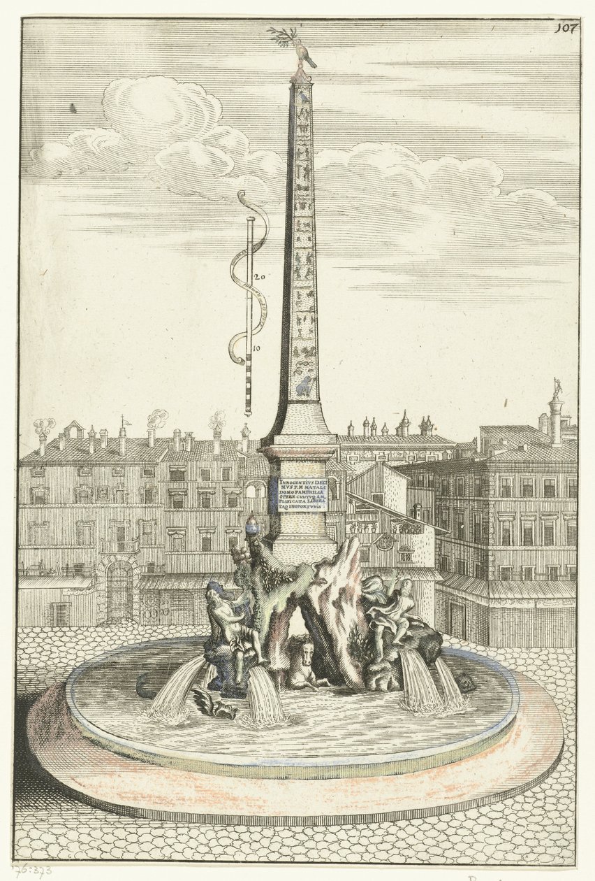Vier Stromen Fontein Innocentivs deci mvs p.m. natali domo pamphili (...) (title on object) Architectura Curiosa Nova (series title)   1364887   no       norwegian Successfully Translated  Original: Figure Translat: Figure 1295348 no norwegian Successfully av Anonymous