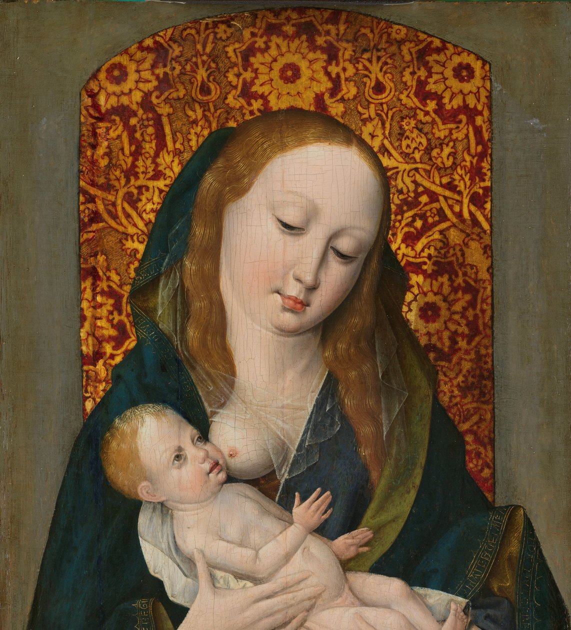 Jomfru og barn (Madonna Lactans) av Anonymous