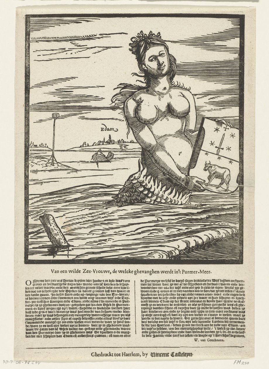 Havfrue av Edam, 1403 Fra en vill Sea-Lady, the welcke ghevanghen wast in
