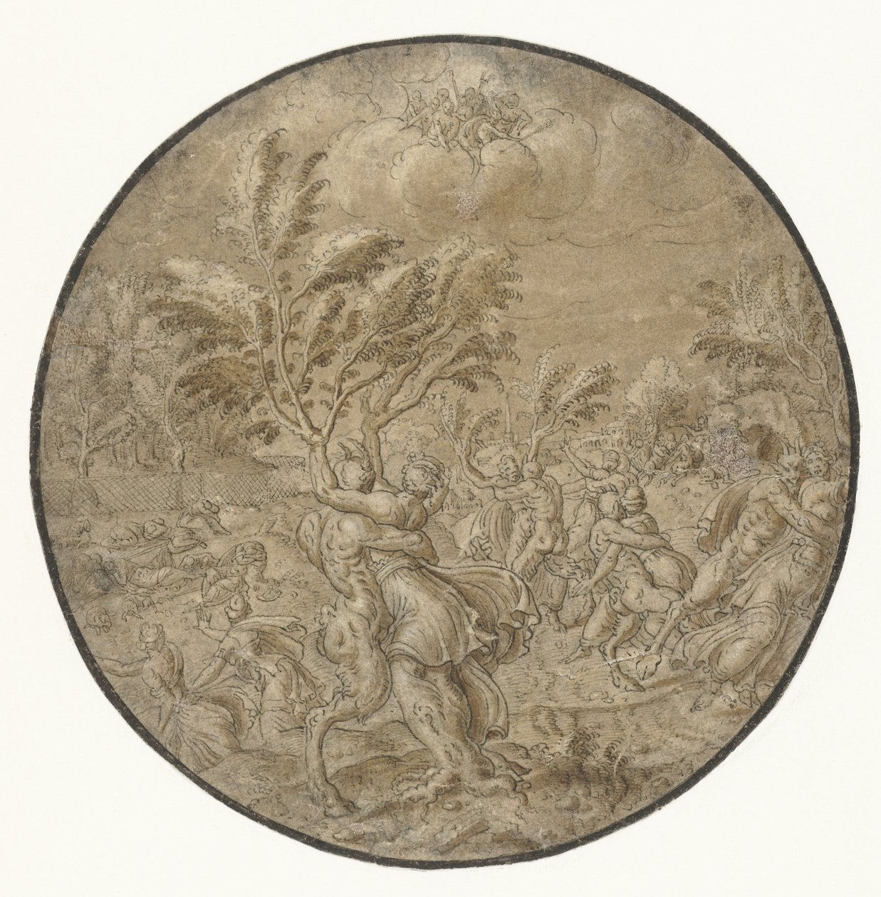 Sisters of Phaeton blir til poppel Ovids metamorfoser (serietittel) av Anonymous