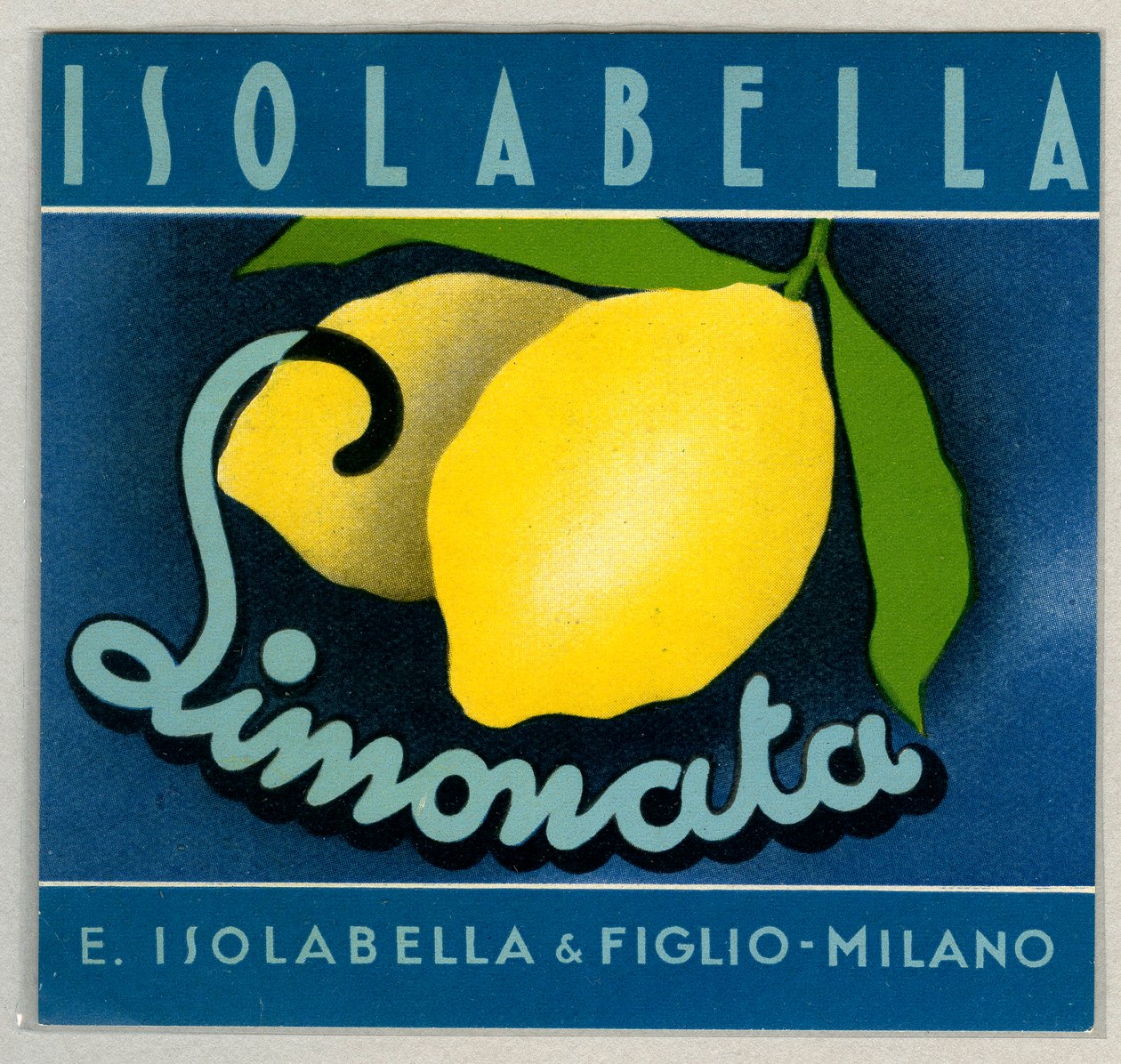Annonse for italiensk lemonade av Anonymous Anonymous