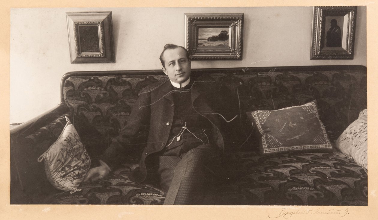 Alexandre Ziloti - Pianist og dirigent Alexander Siloti (1863-1945) - Anonym. Fotografi av Anonymous Anonymous