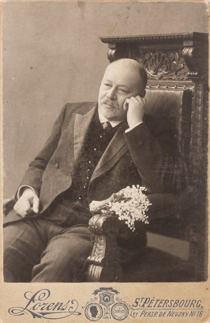 Anatoli Liadov - Portrett av komponisten Anatoly Konstantinovich Lyadov (1855-1914) - Anonym. Fotografi av Anonymous Anonymous