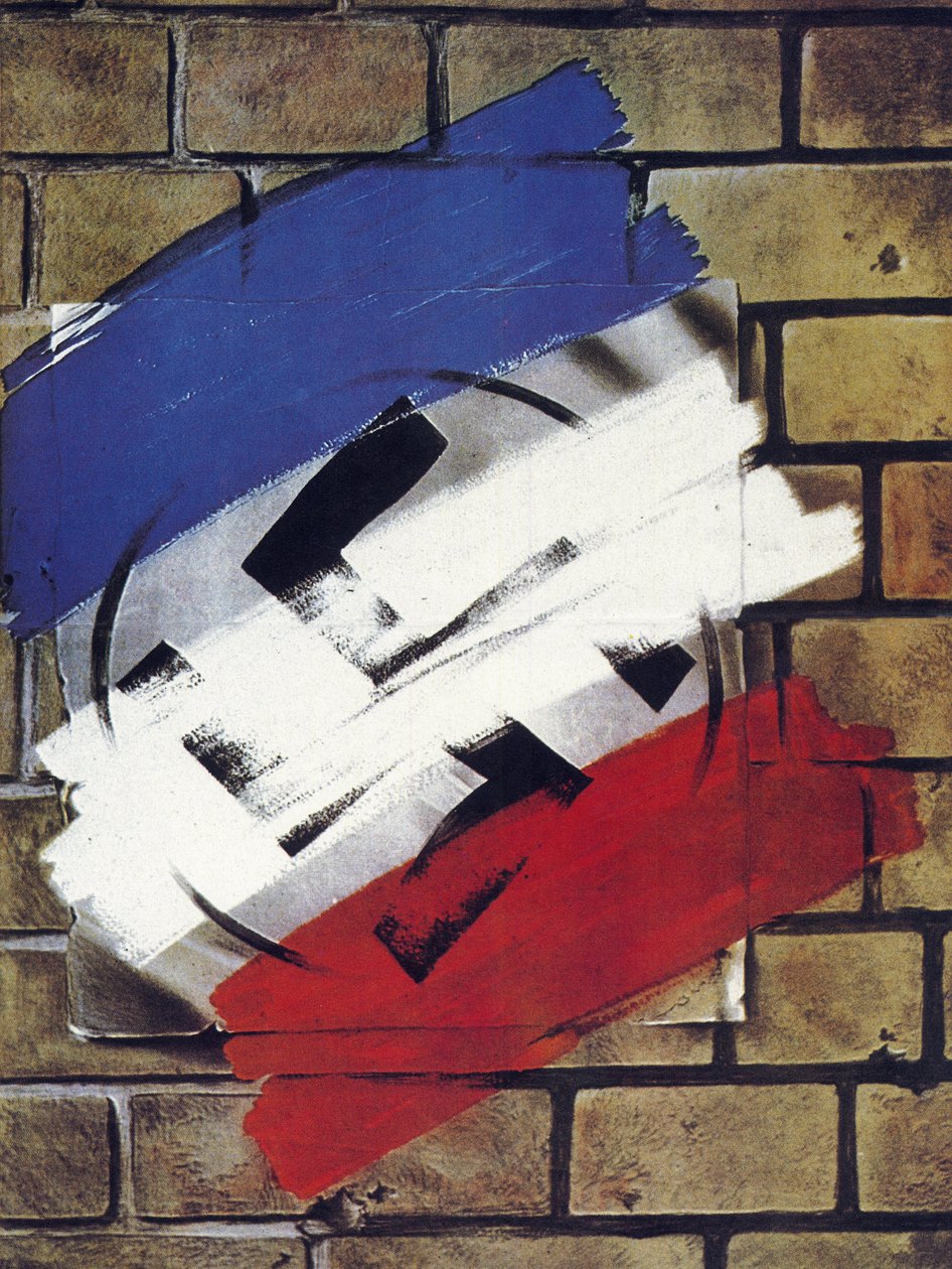 Anonym plakat publisert ved Liberation of France - 1944 av Anonymous Anonymous