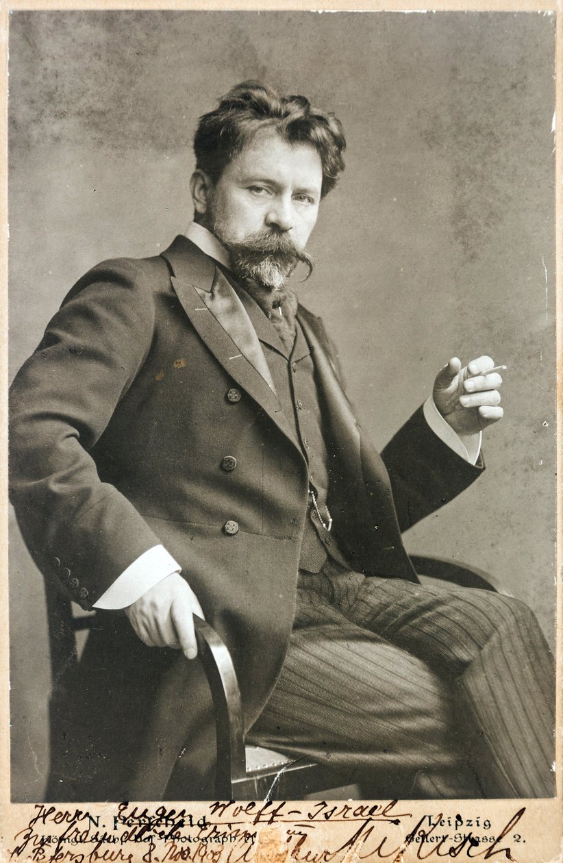 Arthur Nikisch - Portrett av dirigenten Arthur Nikisch (1855-1922) - Anonym. Fotografi av Anonymous Anonymous