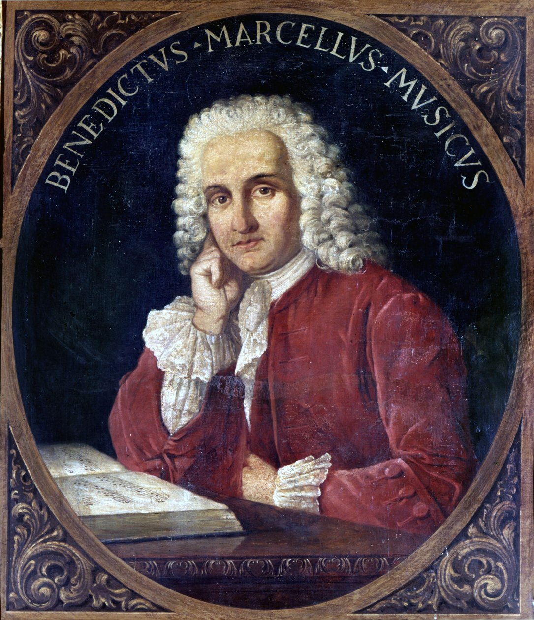 Benedetto Marcello (1686-1739) italiensk komponist anonymt maleri fra 1700-tallet. Venezia av Anonymous Anonymous