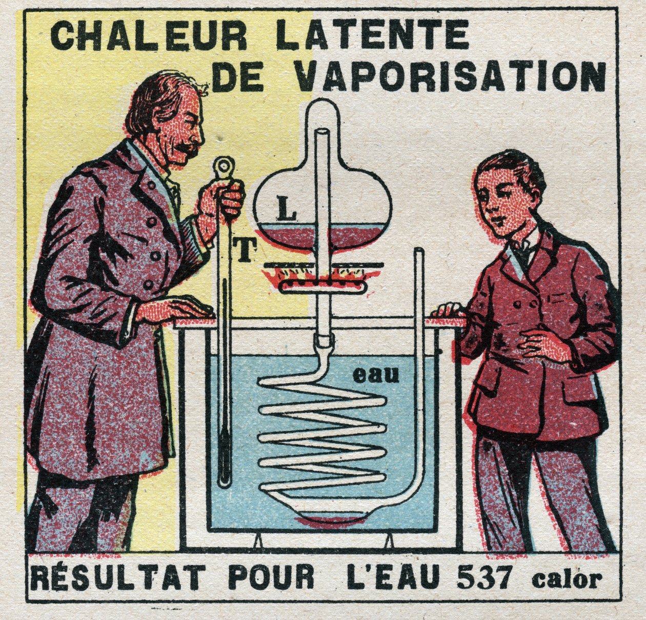 Calorimetry: the latent heat of vaporization measured by Marcellin Berthelot